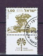 Israel 1977: Michel 720yI 1 Phosphor Band Used, Gestempelt - Gebraucht (mit Tabs)