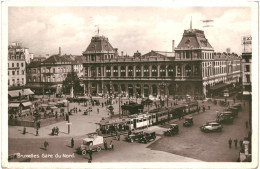 CPA Carte Postale Belgique Bruxelles Gare Du Nord 1935    VM72371 - Transport (rail) - Stations