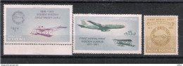 50th Anniv. Airmail, 3V Set, 1961,MNH, Condition As Per Scan LPS1 - Unused Stamps