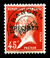 ** N°67-CI 1, 45c Pasteur Surchargé 'SPECIMEN'. TTB (signé Brun)  Qualité: **  Cote: 400 Euros - Cursussen