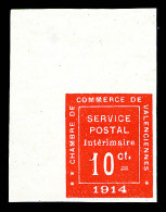 ** N°1a, (cote Maury) 10c Vermillon NON DENTELE, R.R.R, SUPERBE (signé Brun/certificat)  Qualité: **  Cote: 2650 Euros - War Stamps