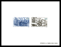 (*) N°2471/72, Paire Europa De 1987, Tirage 25 Exemplaires. TTB  Qualité: (*)  Cote: 180 Euros - Luxusentwürfe