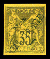 * N°18, 35c, Surcharge Type I. TB  Qualité: *  Cote: 200 Euros - Unused Stamps