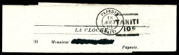 O N°5a, 10c Sur Bande Journal 'La Cloche' Obl Càd Du 18 Août 1884. TB  Qualité: Oblitéré  Cote: 380 Euros - Brieven En Documenten