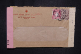 IRLANDE - Enveloppe De La Croix Rouge De Dublin Avec Contrôle Postaux, Période 1940/45 - L 147409 - Brieven En Documenten