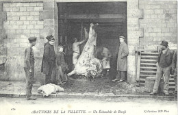 CPA - Abattoirs De La Villette (Paris)- Un Echaudoir De Boeufs - Plazas De Mercados