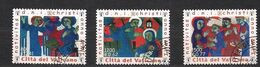 Vatican Vatikaanstad 2001 Yvertn° 1247-1249 (°) Oblitéré Used Cote 6,00 Euro - Oblitérés