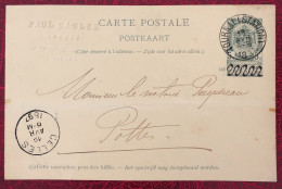 Belgique, Entier-Carte, Cachet Tournai 18.41897 - (C282) - Other & Unclassified