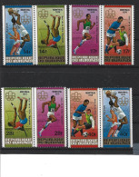 1976 BURUNDI 685-92 + PA 423-28 ** J.O Montréal , Basket-ball, Football, Haies, Saut En Hauteur, Côte 30.00 - Nuevos