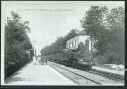 REPRODUCTION Ancienne D'une CPA - Beaucourt-Dasle - Ligne De Delle à Montbéliard - Voir 2 Scans Larges Et Descriptif - Beaucourt