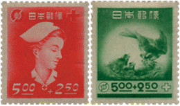 578793 HINGED JAPON 1948 PRO CRUZ ROJA - Neufs