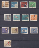 Chine 1959 Rencontre Sportive à Pékin, 13 Timbres . Voir Scan Recto Verso  - Gebruikt