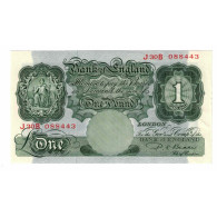 Billet, Grande-Bretagne, 1 Pound, 1949-1955, KM:369b, SUP - 1 Pond