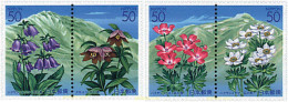 4960 MNH JAPON 2002 PLANTAS ALPINAS - Ongebruikt