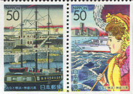 335432 MNH JAPON 2002 PUERTO DE YOKOHAMA - Ungebraucht