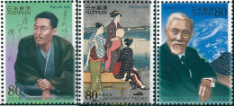 110367 MNH JAPON 2002 PERSONAJES DE LA CULTURA - Unused Stamps