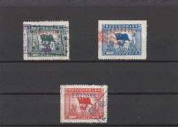 23-10 CHINA   3 STAMPS. - Oblitérés