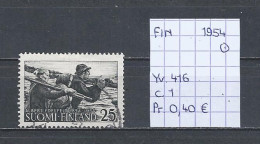 (TJ) Finland 1954 - YT 416 (gest./obl./used) - Usati