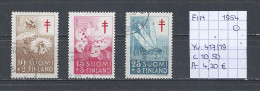 (TJ) Finland 1954 - YT 417/19 (gest./obl./used) - Usati