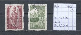 (TJ) Finland 1955 - YT 422/23 (gest./obl./used) - Usati