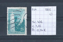 (TJ) Finland 1955 - YT 436 (gest./obl./used) - Usati