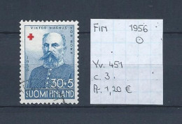 (TJ) Finland 1956 - YT 451 (gest./obl./used) - Usati