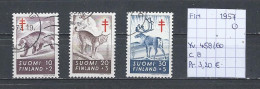 (TJ) Finland 1957 - YT 458/60 (gest./obl./used) - Usati