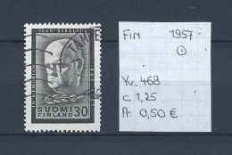 (TJ) Finland 1957 - YT 468 (gest./obl./used) - Usati