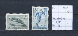 (TJ) Finland 1958 - YT 469/70 (gest./obl./used) - Usati