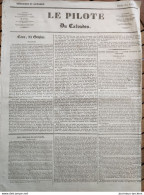 1836 SYSTÈME PÉNITENTIAIRE MAISON CENTRALE DE BEAULIEU ( 14 ) - NOUVELLES LOCALES - LE PILOTE DU CALVADOS - - 1800 - 1849