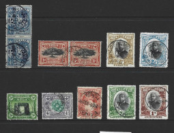 Tonga 1897 Turtle Watermark Definitives 9 Values To 1 Shilling FU Including 2 Pairs - Tonga (...-1970)