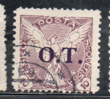 CZECH CECA CZECHOSLOVAKIA CESKA CECOSLOVACCHIA 1934 NEWSPAPER STAMP OVERPRINTED OT WINDHOVER 10h USED - Portomarken