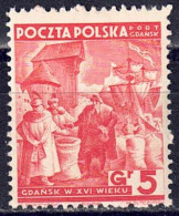 Polen 1938 - Port Gdańsk, Nr. 34, Gefalzt * / MLH - Unused Stamps