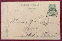 Belgique Entier-Carte, Cachet Saint-Josse-ten-Noode 29.9.1908 - (C320) - Other & Unclassified