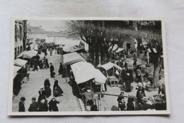 Cpsm 1949, Gourin, Place Du Marché Au Beurre, Morbihan 56 - Gourin