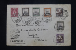 VATICAN  - Affranchissement De 7 Valeurs Sur Enveloppe Pour La France En 1934 - L 147443 - Covers & Documents