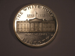 Estados Unidos/USA 1 Dolar Conmemorativo, 1992 W, Proof, 200 Aniversario Casa Blanca (13949) - Gedenkmünzen