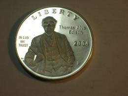 Estados Unidos/USA 1 Dolar Conmemorativo, 2004 P, Proof, Edison (13962) - Commemoratives