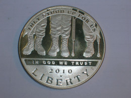 Estados Unidos/USA 1 Dolar Conmemorativo, 2010 W Proof, Veteranos (13966) - Commemoratives