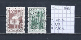 (TJ) Finland 1959 - YT 483/84 (gest./obl./used) - Usati