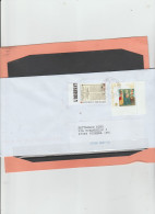 Vaticano 2023 - Busta X L'Italia Affrancata Con 2 Stamps - Briefe U. Dokumente