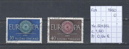 (TJ) Finland 1960 - YT 501/02 (gest./obl./used) - Usati