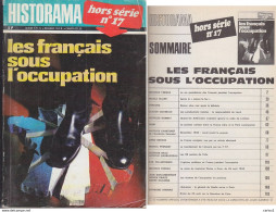 C1  RESISTANCE Historama Hors Serie LES FRANCAIS SOUS L OCCUPATION Port Inclus France - French