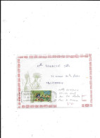 NOUVELLE CALEDONIE N° PA 164 OBL SEUL SUR PLI ILLUSTRE POUR LA FRANCE - Lettres & Documents