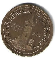*belguim Waterloo  Kitchener Oktoberfest 1987-pioneer Memorial Tower Kitchener - Pièces écrasées (Elongated Coins)