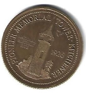 *belguim Waterloo  Kitchener Oktoberfest 1987-pioneer Memorial Tower Kitchener - Souvenir-Medaille (elongated Coins)