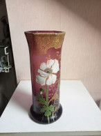 Vase Legras émaillé Vers 1900 Hauteur 26,5 Cm - Vasi