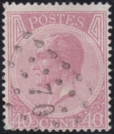Belgie  .   OBP    .    20-A       .    O     .   Gestempeld     .   /   .    Oblitéré - 1865-1866 Profil Gauche