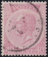Belgie  .   OBP    .    20-A       .    O     .   Gestempeld     .   /   .    Oblitéré - 1865-1866 Profile Left