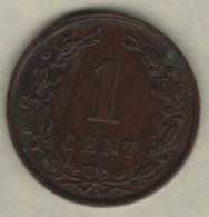 NETHERLANDS - 1 CENT 1897 - 1 Centavos